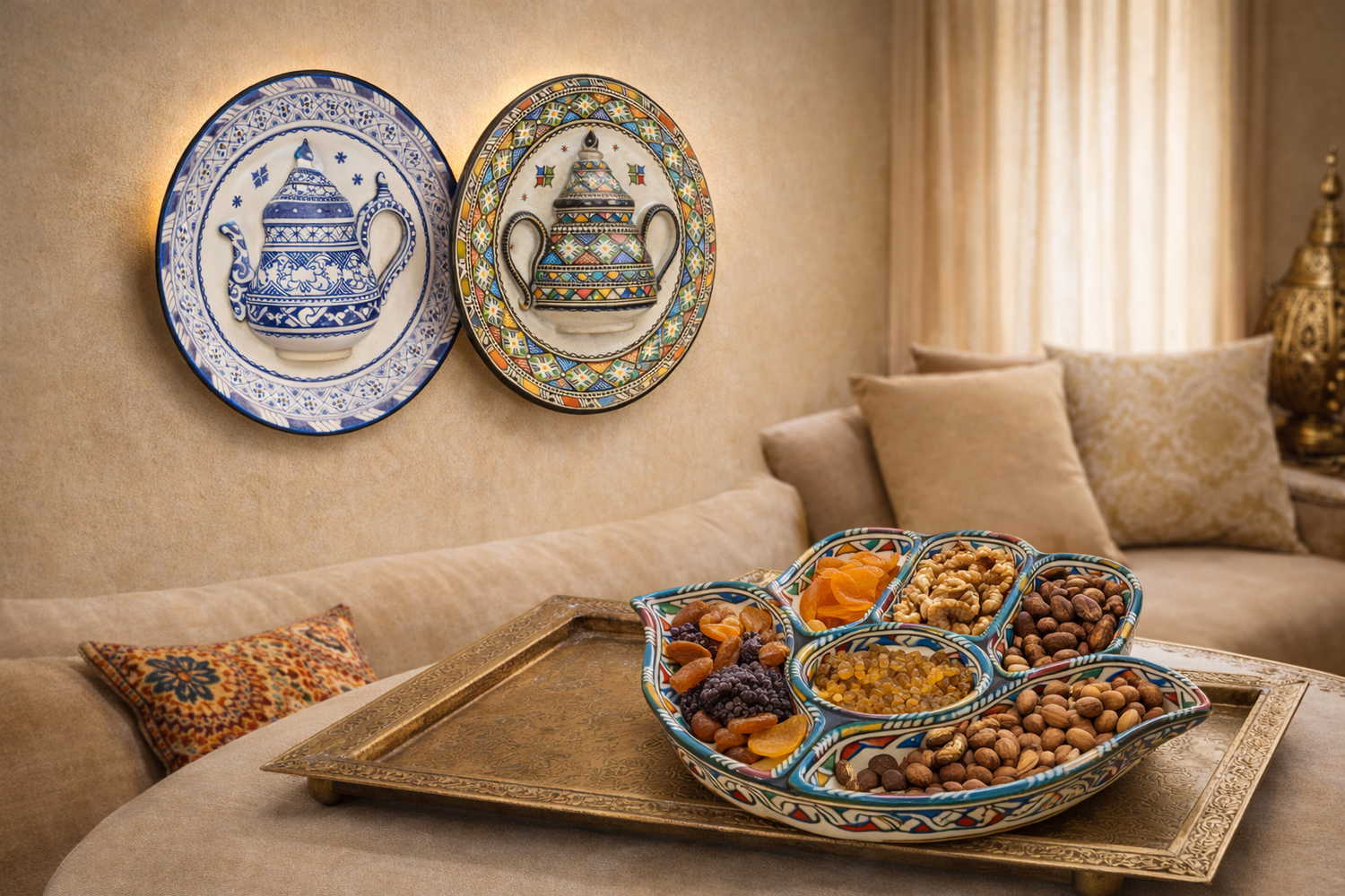 Assiette traditionnelle multifonction